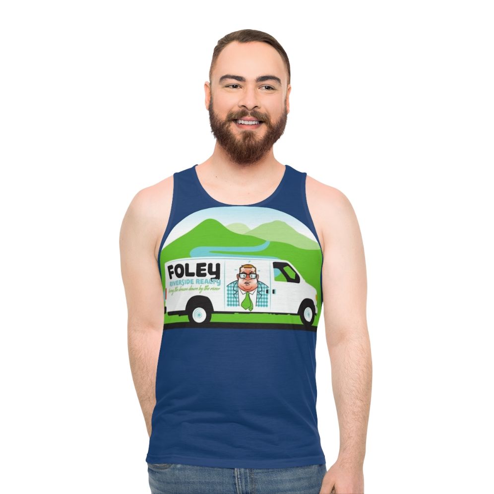 Chris Farley and Matt Foley Unisex SNL Tank Top