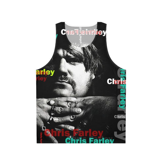 Chris Farley Unisex Tank Top with Matt Foley Motivational Speaker Design