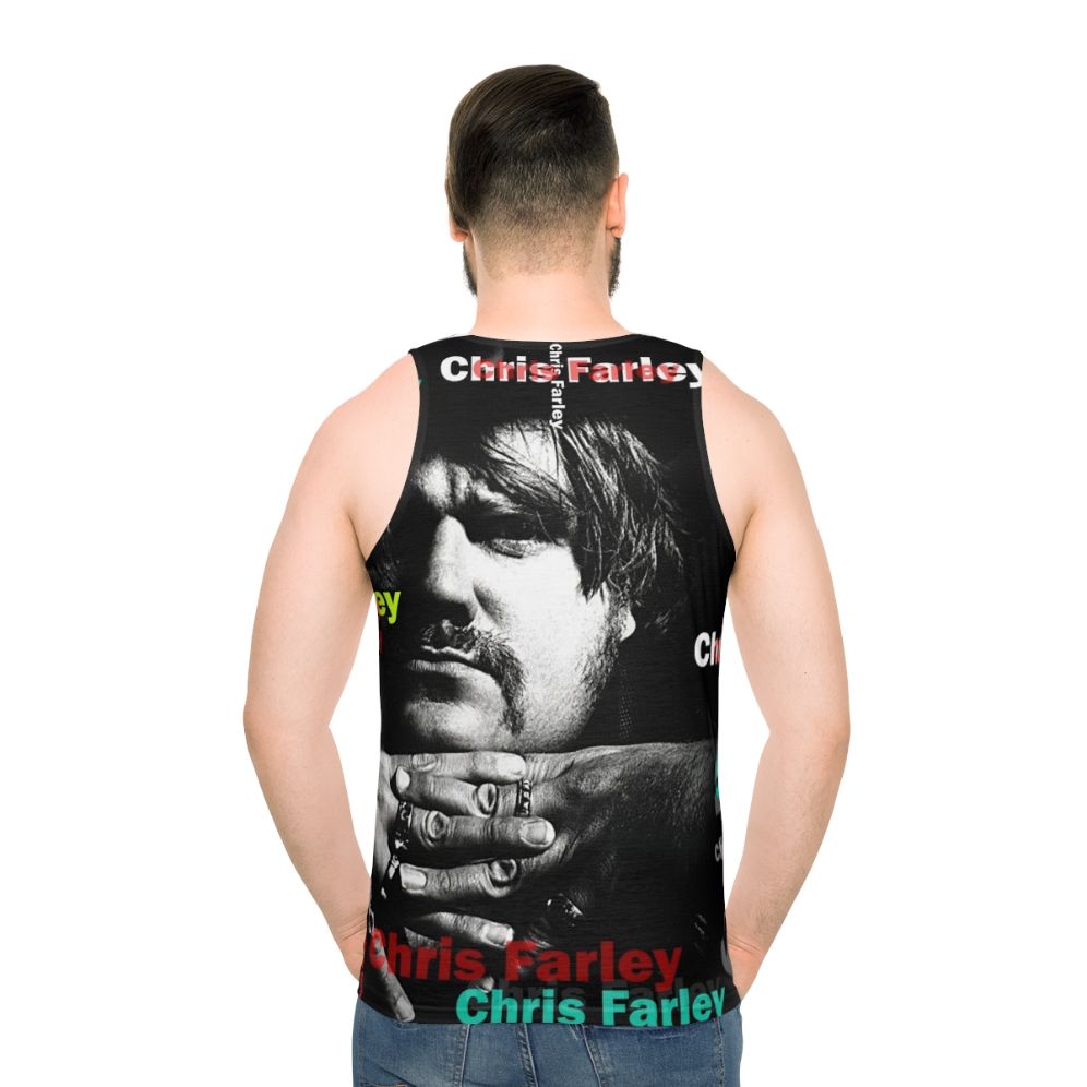 Chris Farley Unisex Tank Top with Matt Foley Motivational Speaker Design