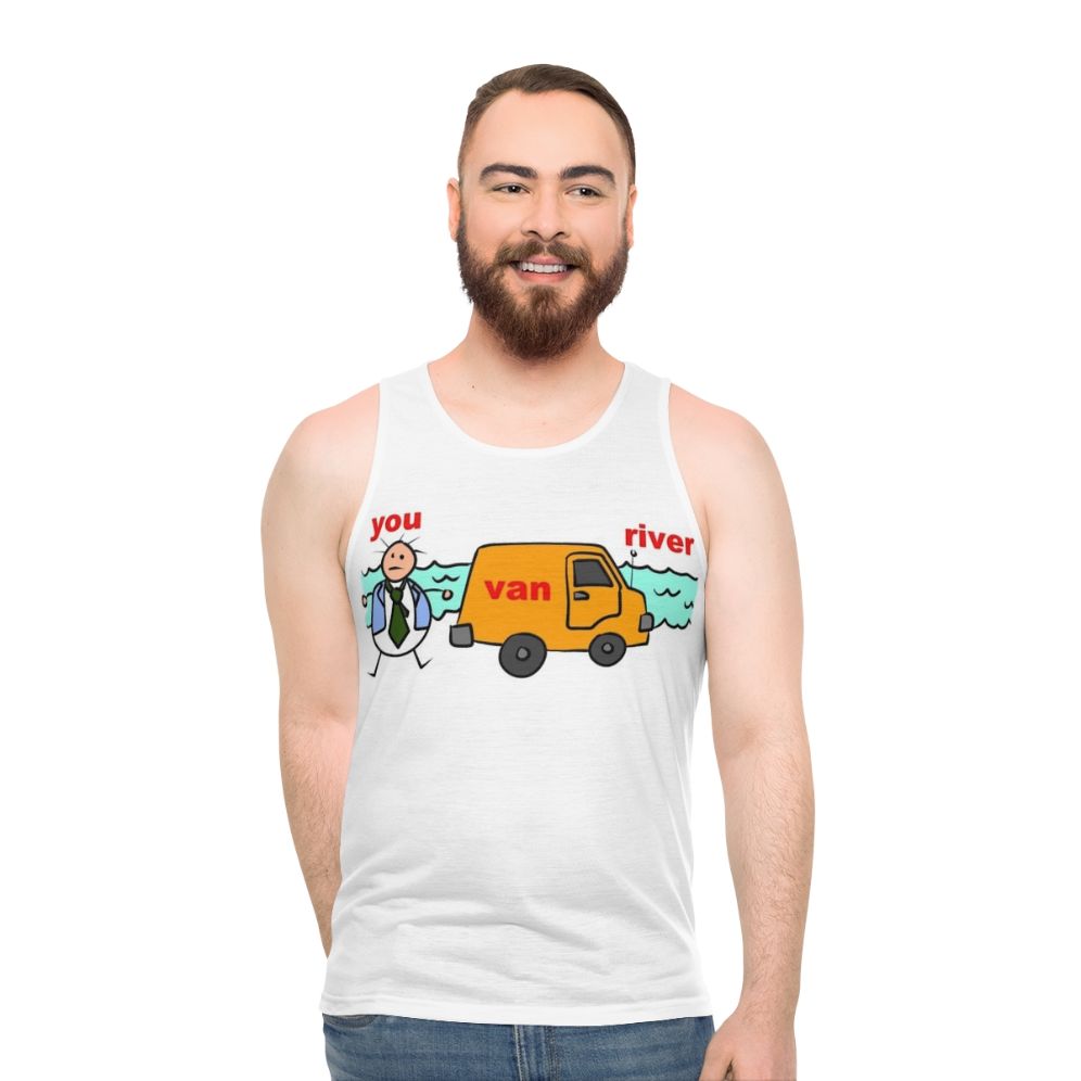 Chris Farley's "Van Down By The River" Unisex Tank Top