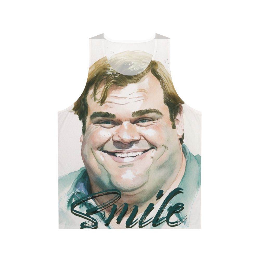 Chris Farley watercolor unisex tank top