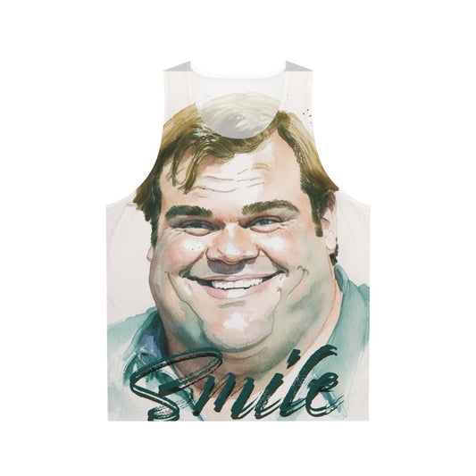 Chris Farley watercolor unisex tank top