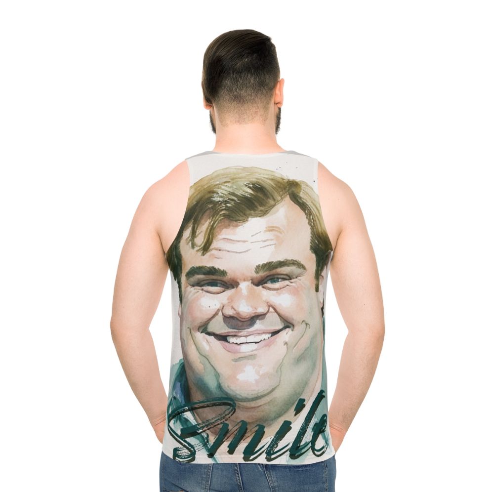 Chris Farley watercolor unisex tank top