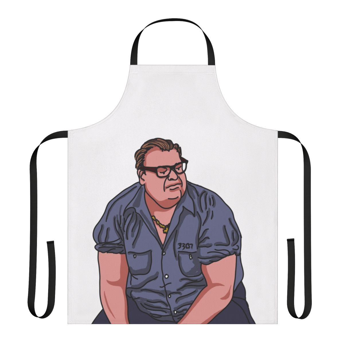 Chris Farley's "Matt Foley" Inspired Prison Blues Apron