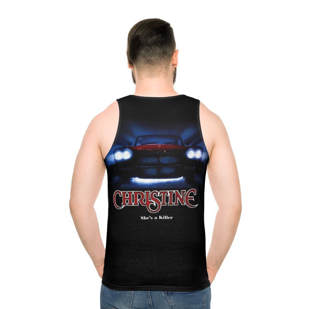 Unisex tank top featuring the classic car 'Christine' from the cult movie
