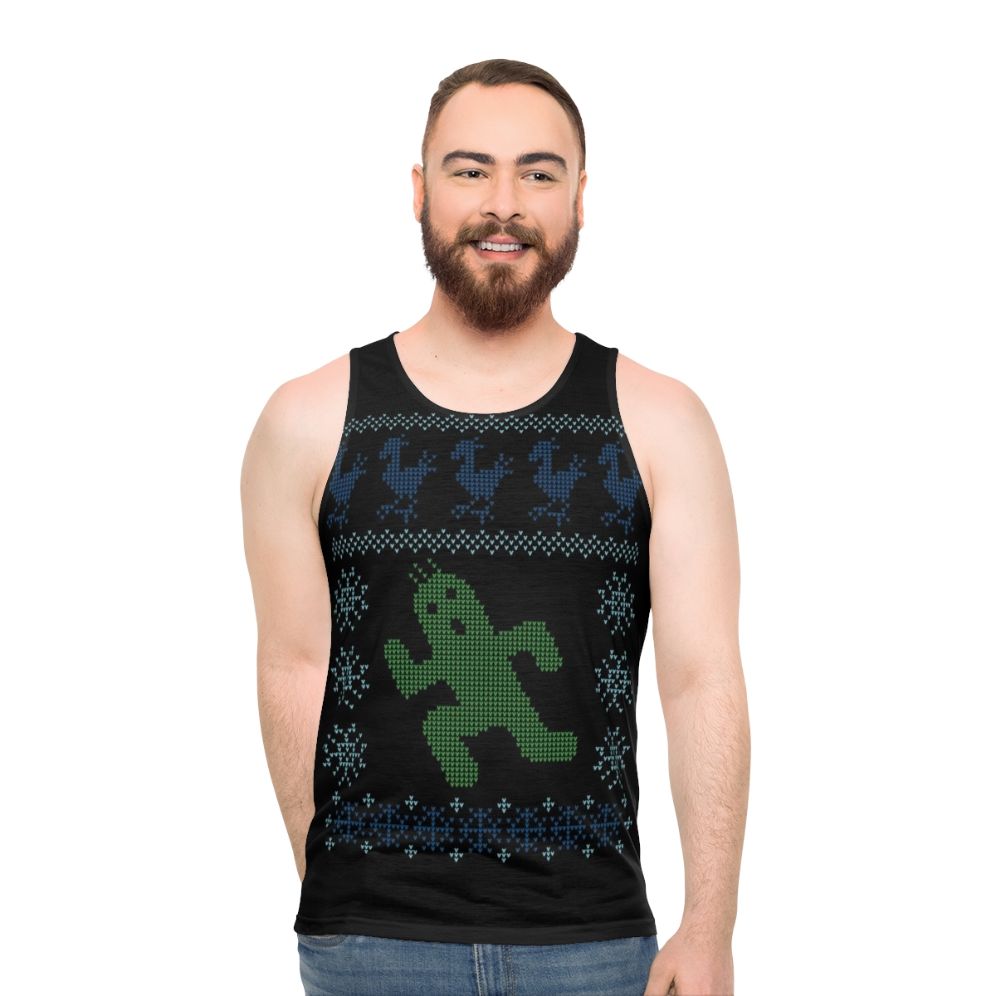 Christmas Cactus Unisex Tank Top