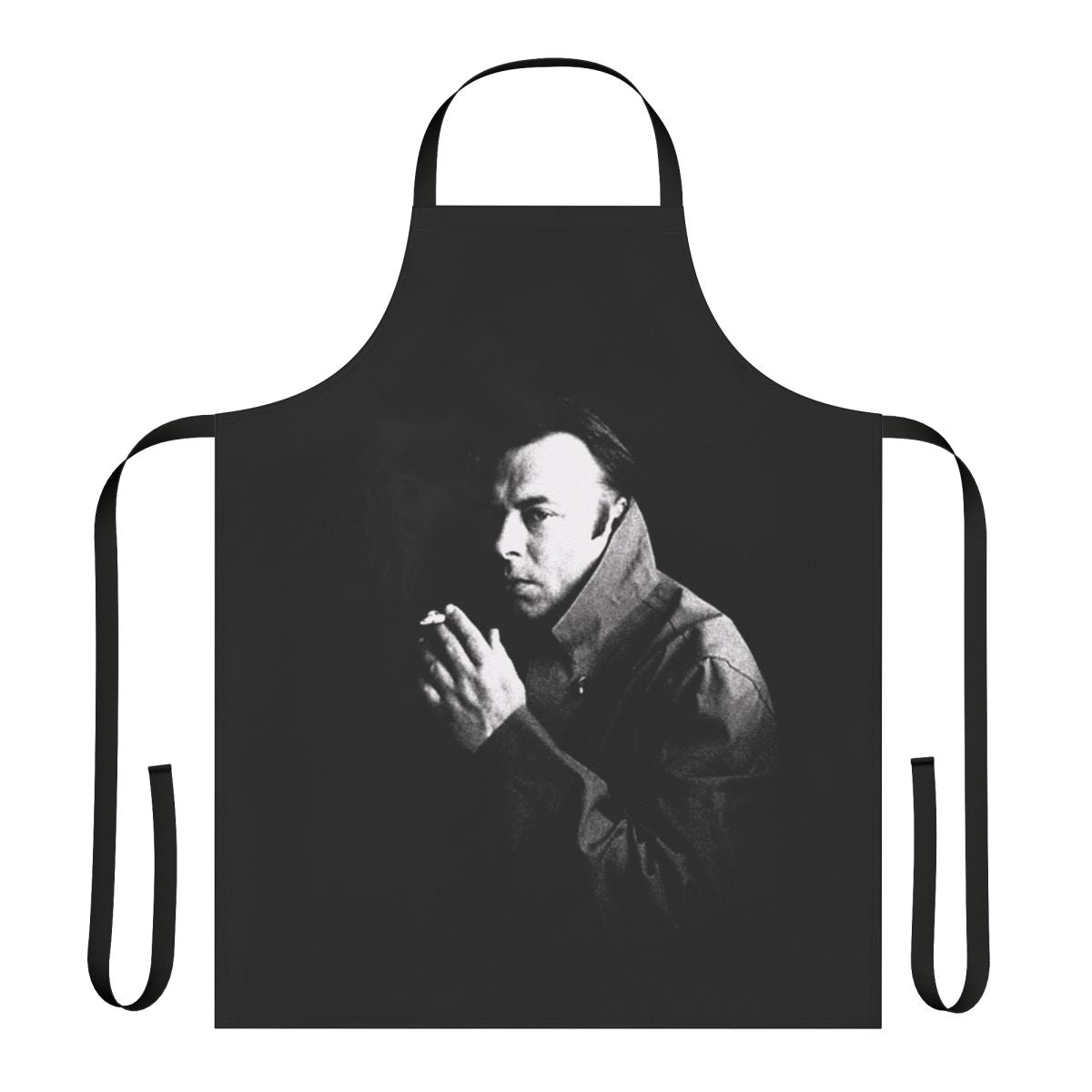 Christopher Hitchens inspired kitchen apron featuring a unique design