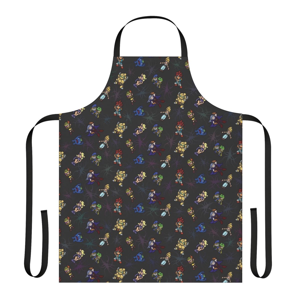 Stylish kitchen apron featuring characters from the classic RPG Chrono Trigger