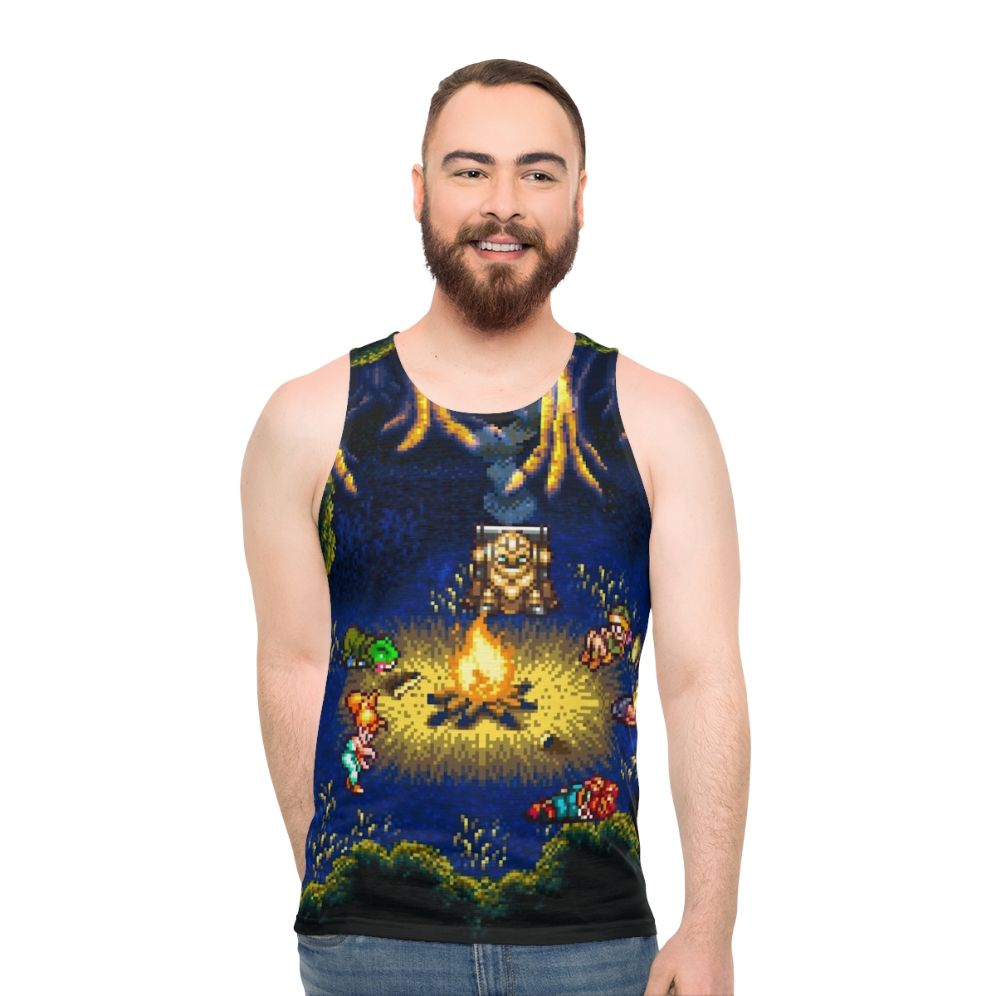 Chrono Trigger Pixel Art Unisex Gaming Tank Top