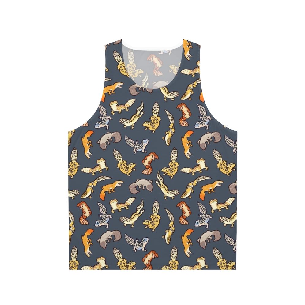 Chub gecko animal print unisex tank top