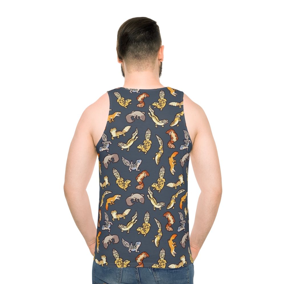 Chub gecko animal print unisex tank top
