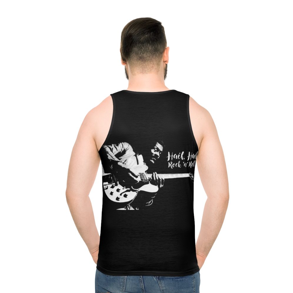 Unisex tank top featuring rock and roll legend Chuck Berry
