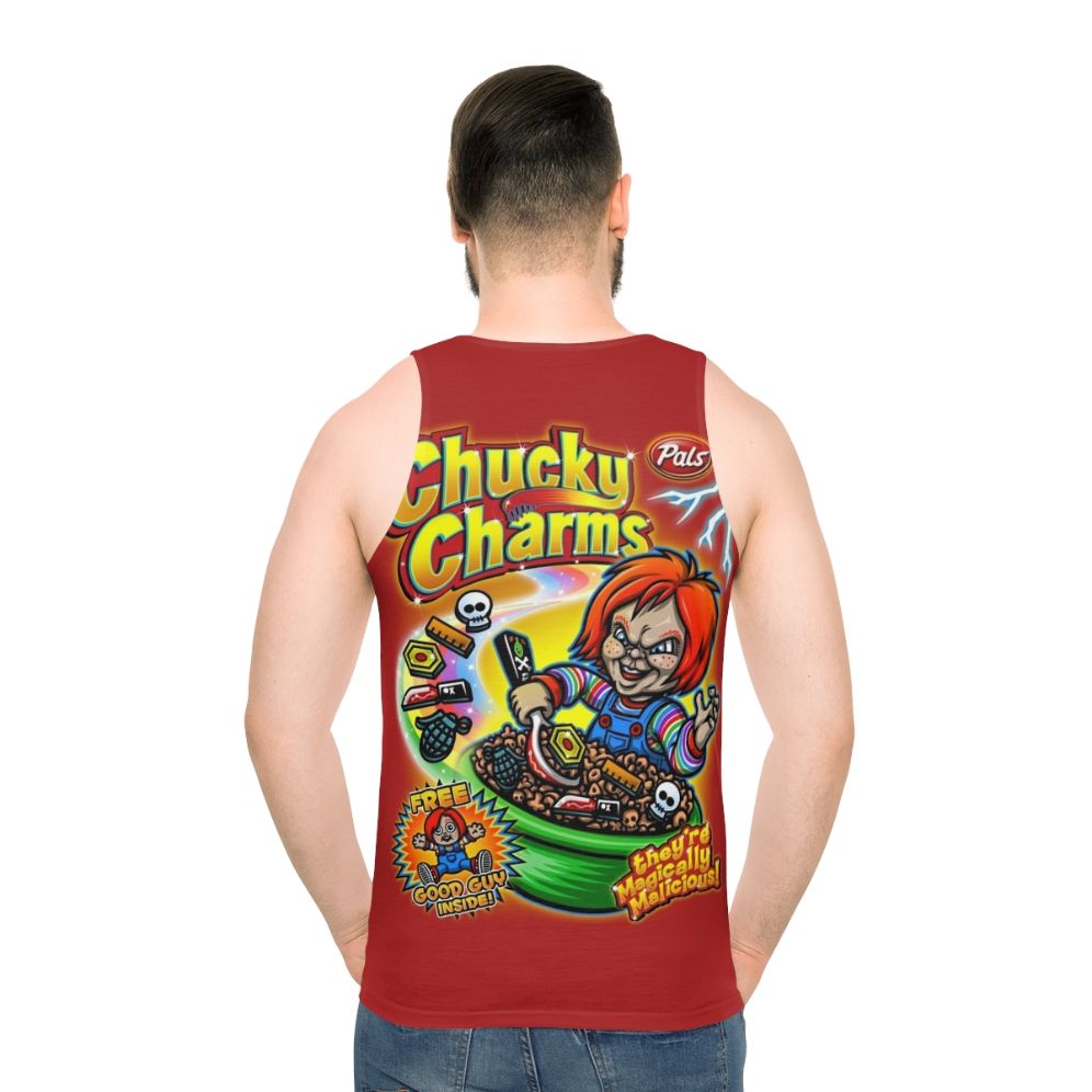 Chucky Inspired Cereal Box Graphic Unisex Tank Top