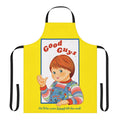Chucky-inspired apron featuring the Good Guys doll from the Child's Play horror movie franchise