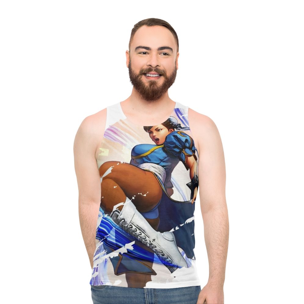 Chun Li Unisex Arcade Game Tank Top
