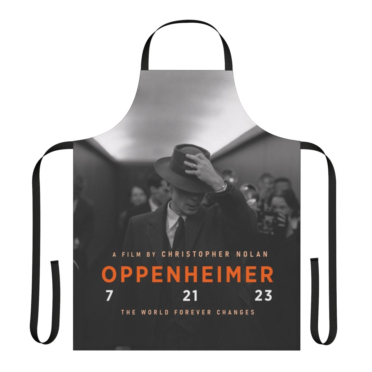Oppenheimer-themed apron with Cillian Murphy's likeness