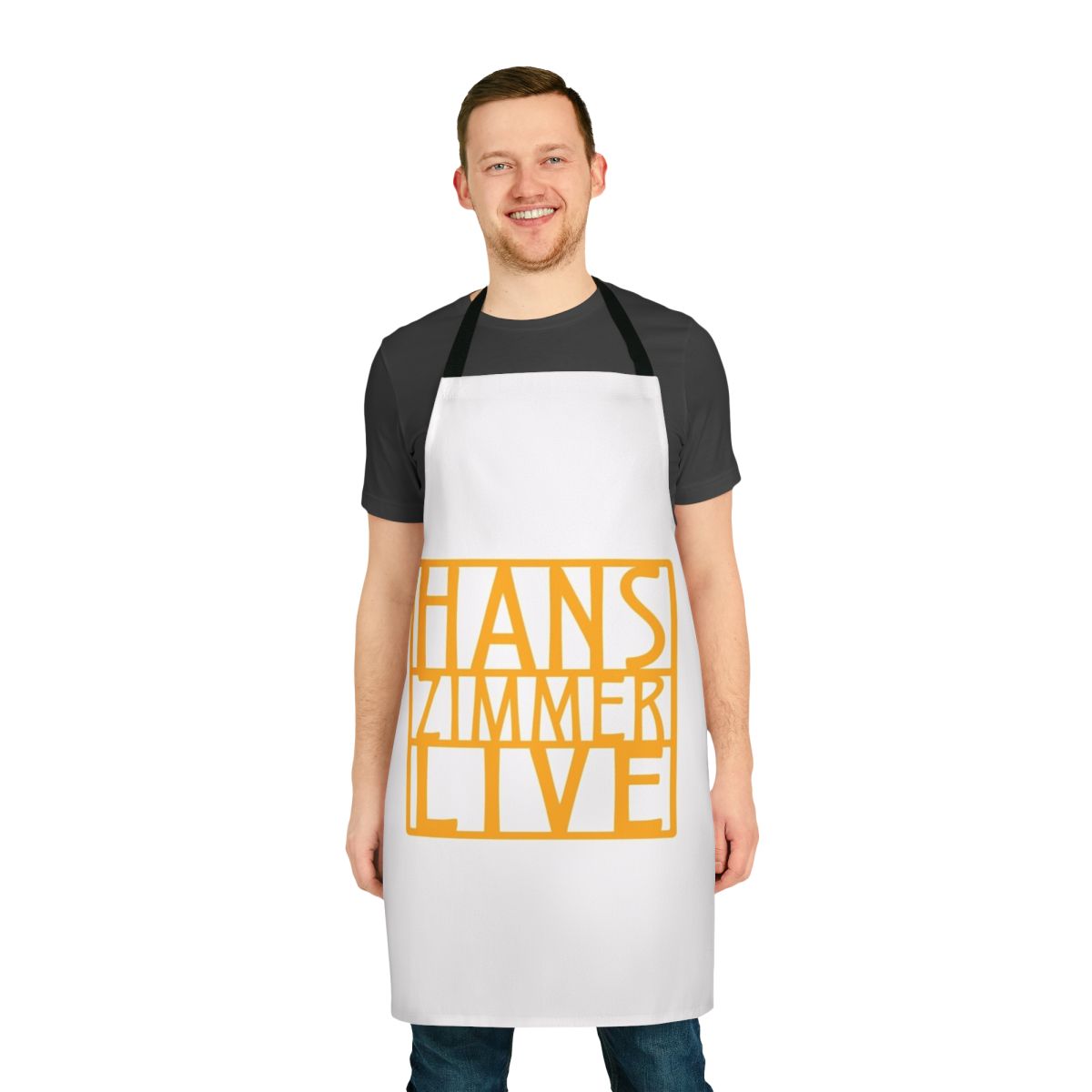 Apron featuring a cinematic music design inspired by composer Hans Zimmer