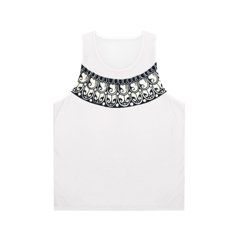 Circle Unisex Tank Top with Geometric Patterns