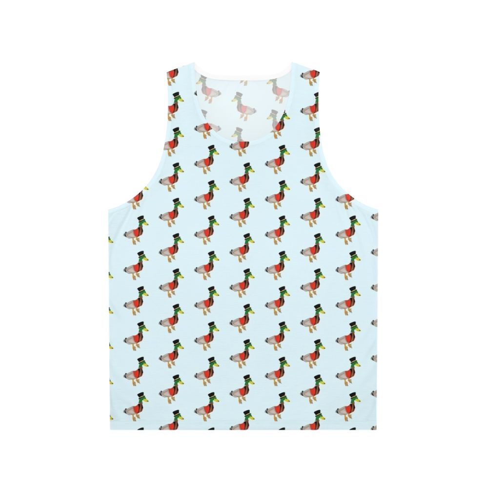 Circus Ringmaster Duck Unisex Tank Top