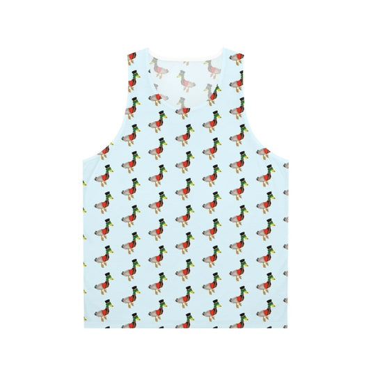 Circus Ringmaster Duck Unisex Tank Top