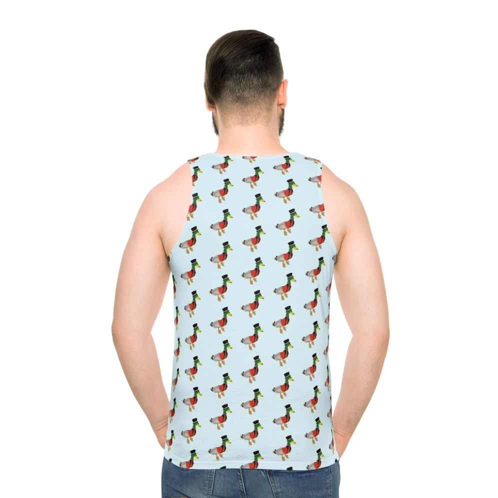 Circus Ringmaster Duck Unisex Tank Top