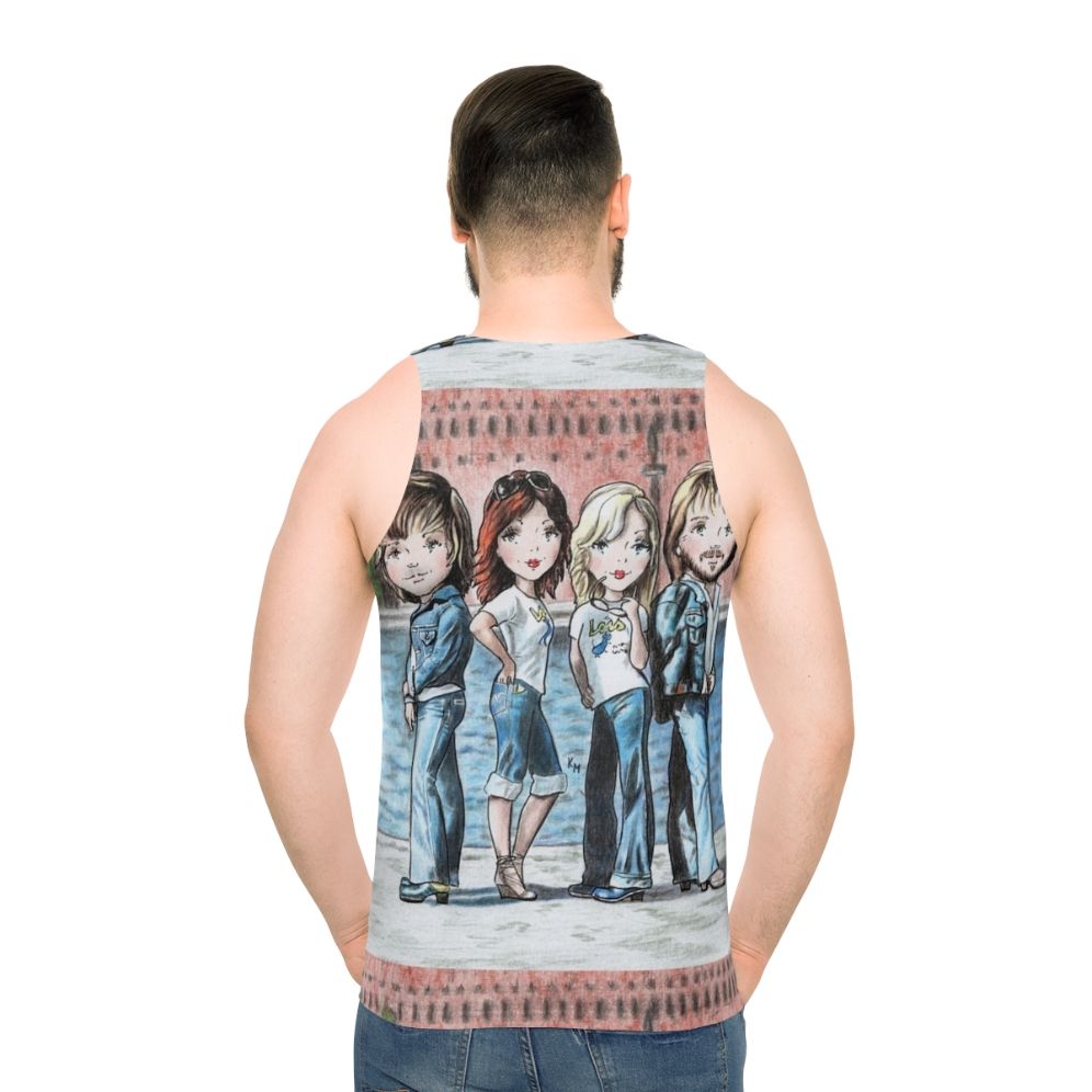 City walking unisex 70s fashion tank top