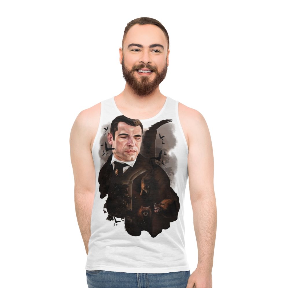 Claes Bang Dracula Painting Unisex Tank Top