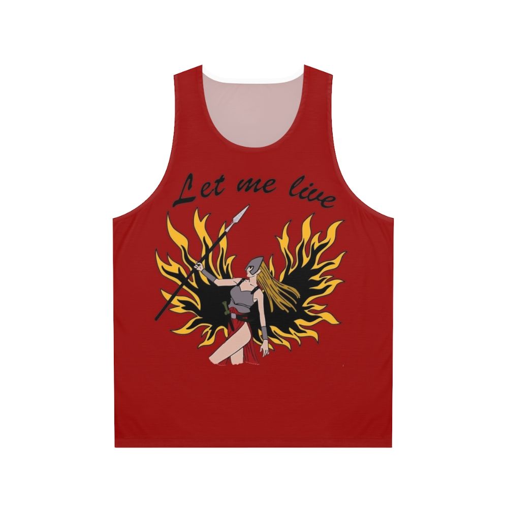 Claire Redfield "Let Me Live" Unisex Tank Top