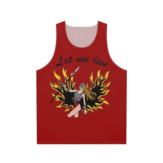 Claire Redfield "Let Me Live" Unisex Tank Top