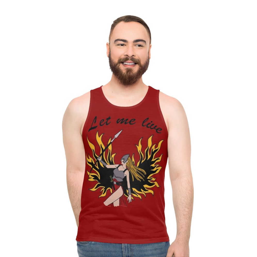 Claire Redfield "Let Me Live" Unisex Tank Top
