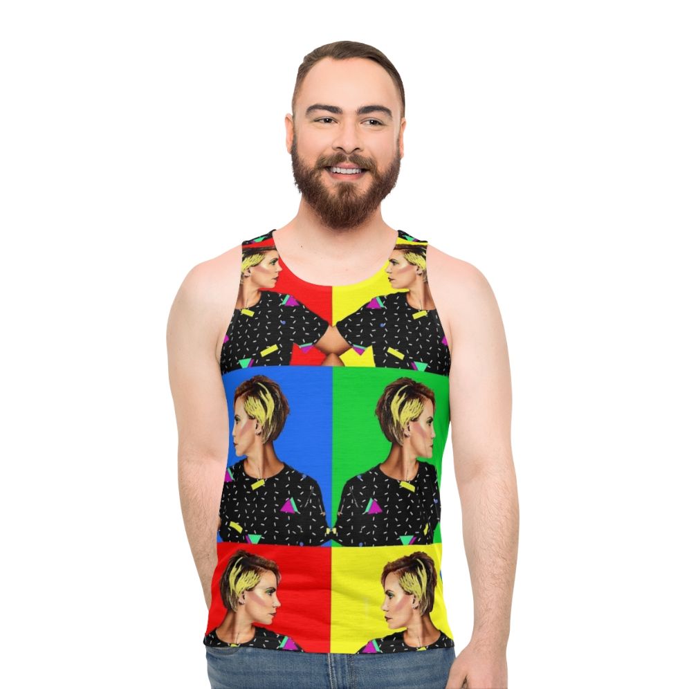 Claire Richards Pop Art Back To The Future Unisex Tank Top