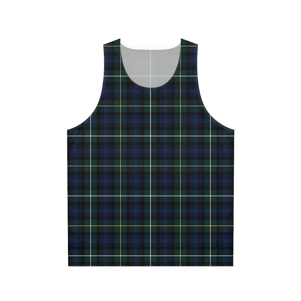 Clan Campbell tartan unisex tank top