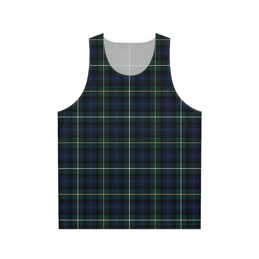 Clan Campbell tartan unisex tank top