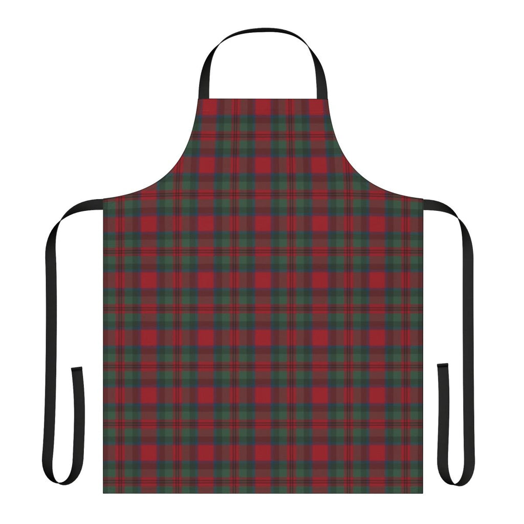 Clan Macduff inspired tartan apron in red plaid pattern