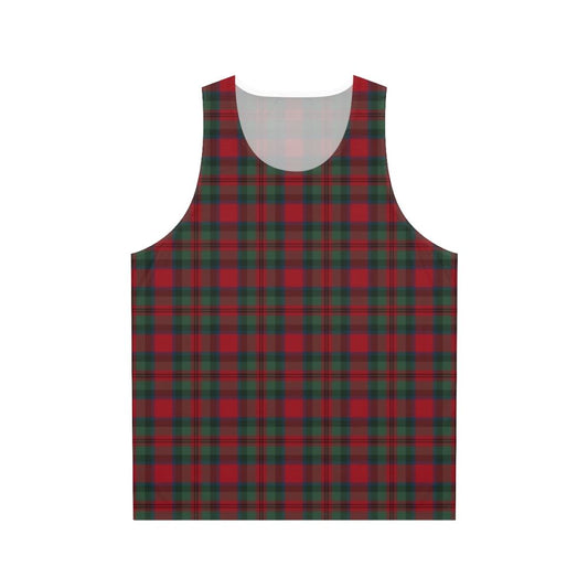 Clan Macduff tartan unisex tank top with Scottish plaid pattern