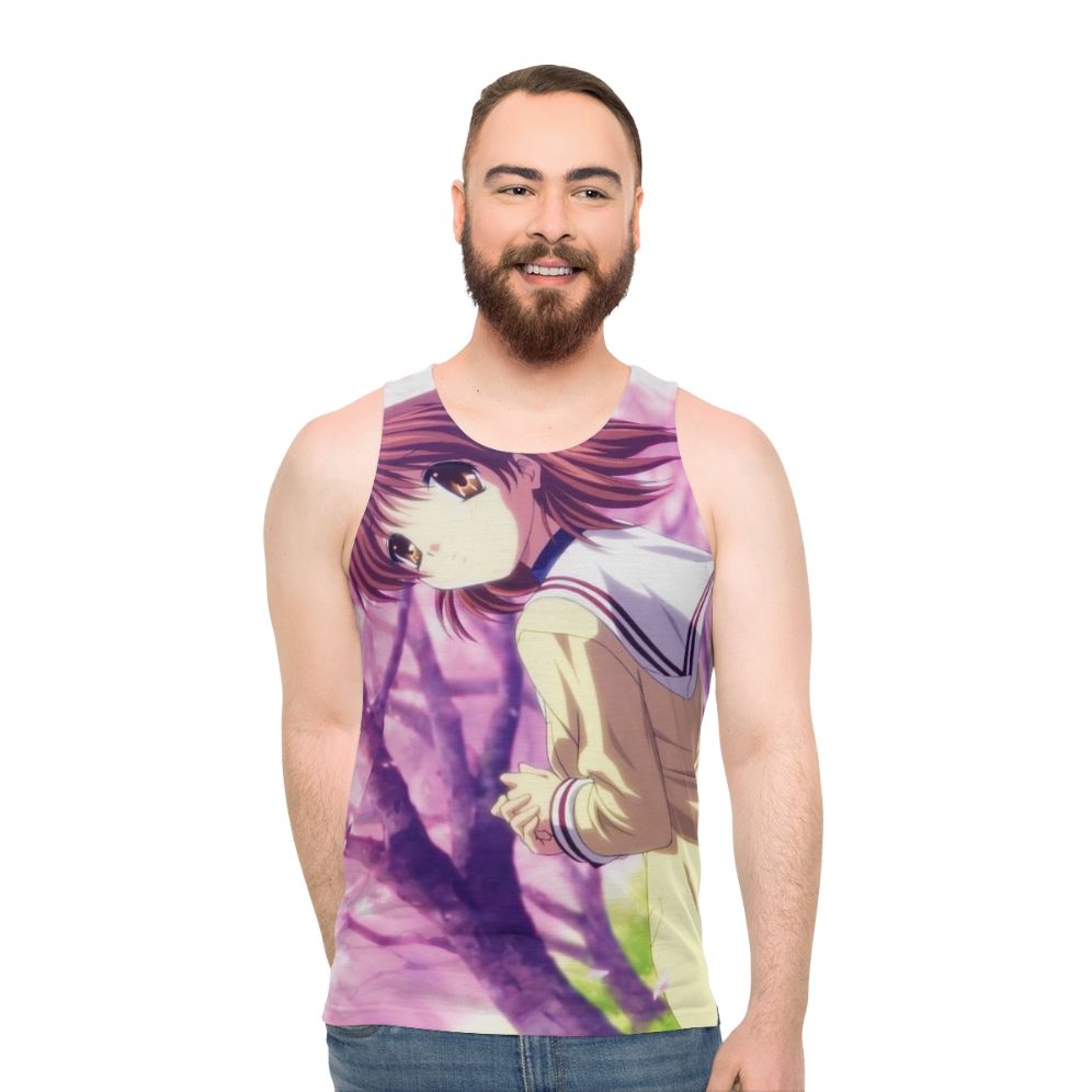 Clannad After Story Nagisa Winter Uniform Anime Tank Top
