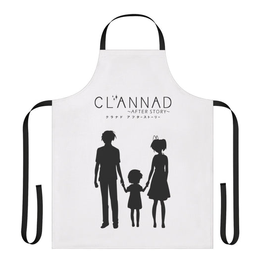 Clannad After Story-themed apron with cute anime characters