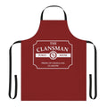 Clansman Pub themed apron with Still Game characters