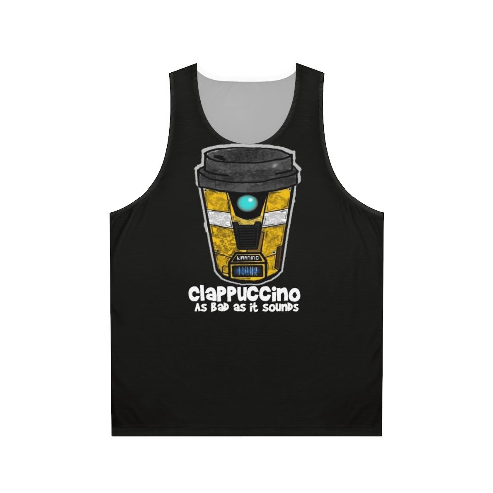 Claptrap inspired unisex tank top for Borderlands fans