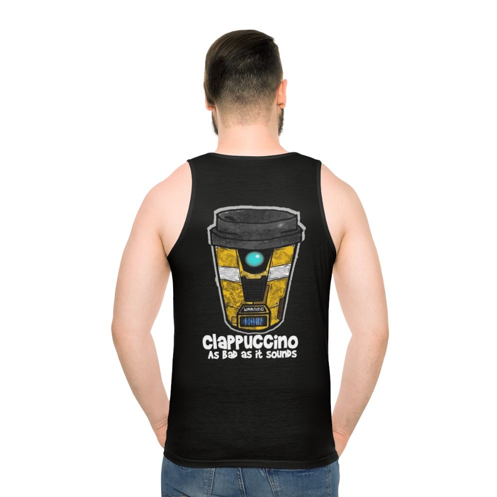 Claptrap inspired unisex tank top for Borderlands fans