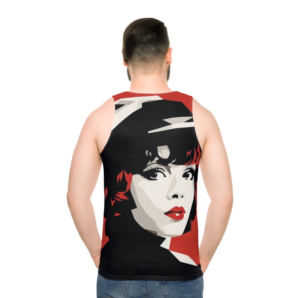 Minimalist Clara Bow Unisex Tank Top