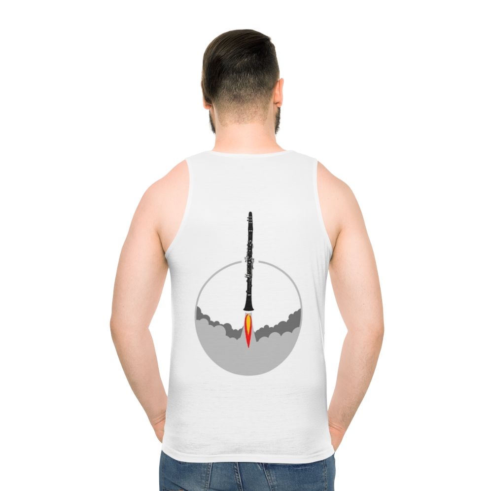 Clarinet Rocket Unisex Tank Top for Music Lovers