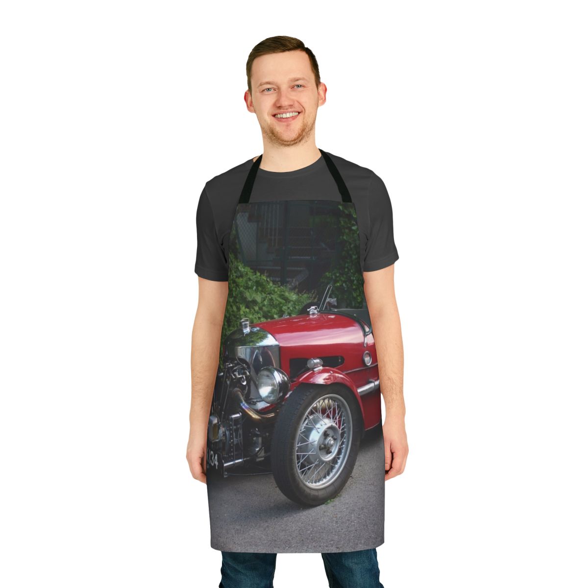 Classic 3-wheeler Morgan Super Sports inspired apron