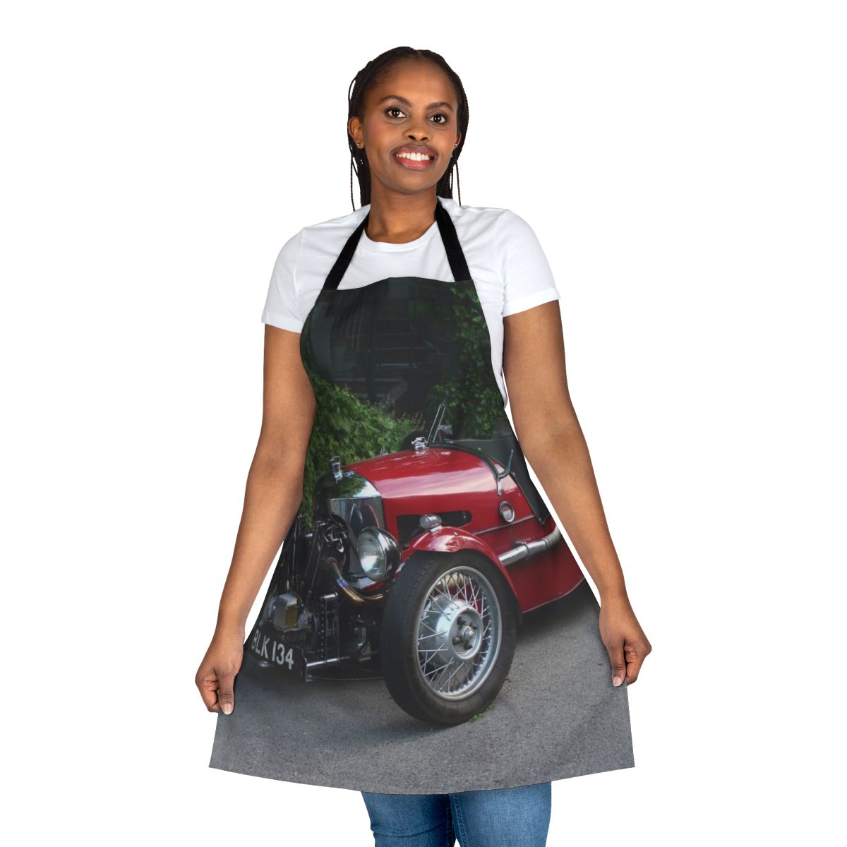 Classic 3-wheeler Morgan Super Sports inspired apron