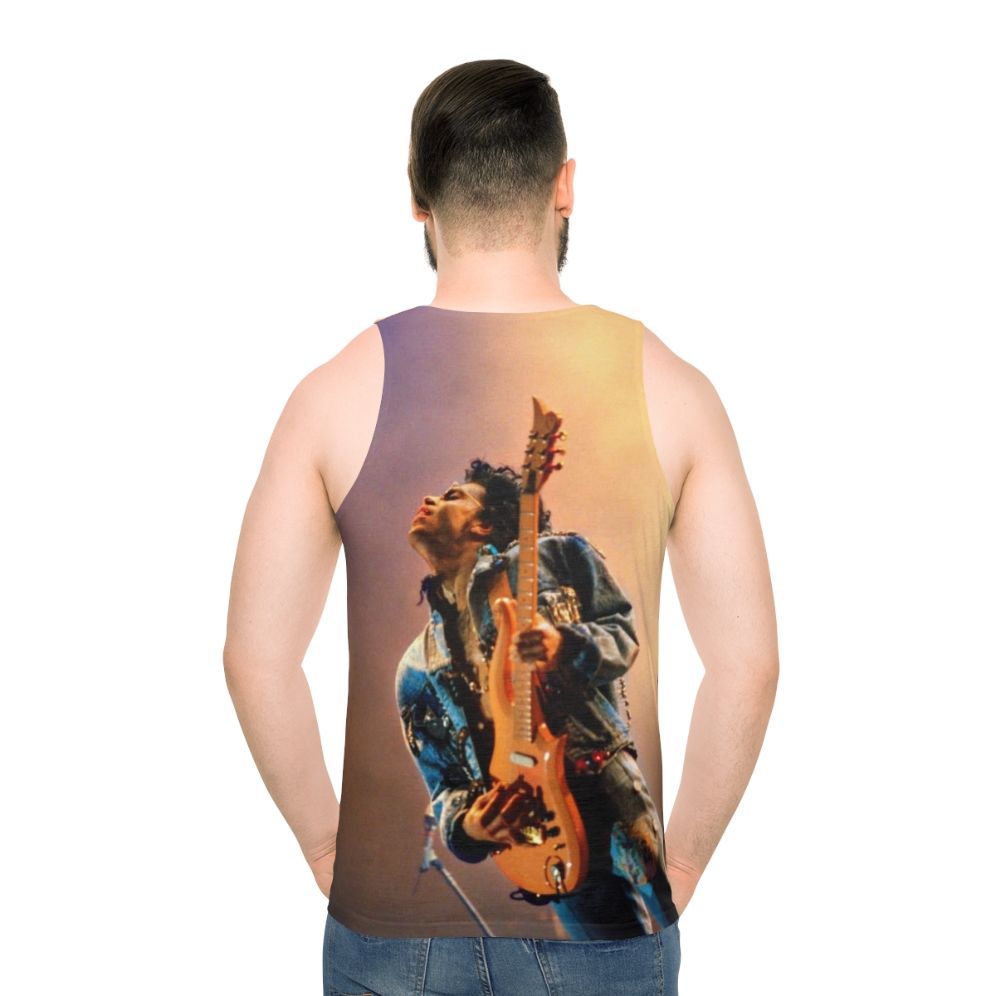 Classic 80s concert unisex tank top featuring Prince and the Revolution