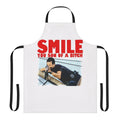 Jaws horror movie inspired apron with shark and movie quote