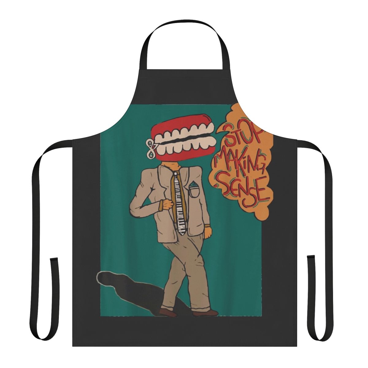 Vintage-style Talking Heads 'Stop Making Sense' inspired apron