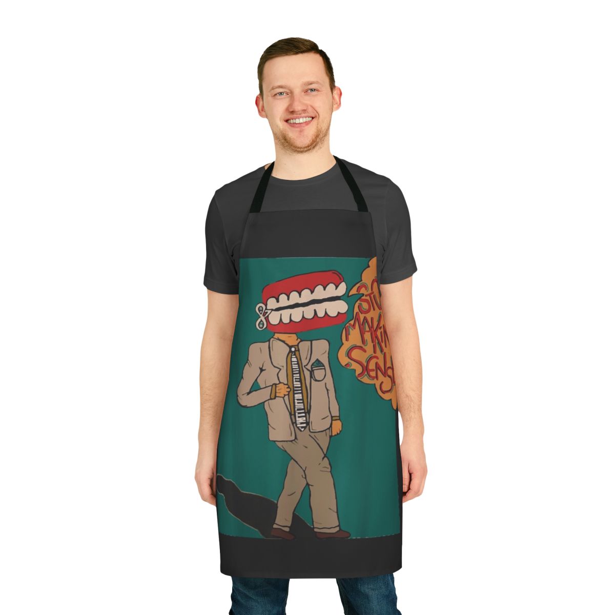 Vintage-style Talking Heads 'Stop Making Sense' inspired apron