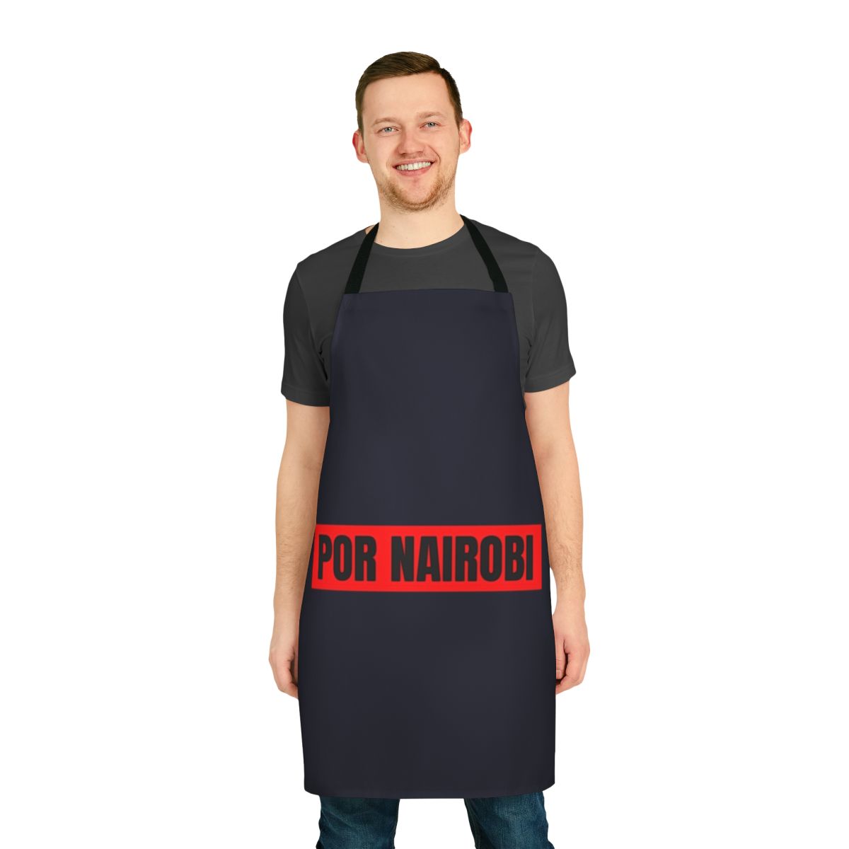 Classic apron featuring the iconic "Money Heist" or "La Casa de Papel" design