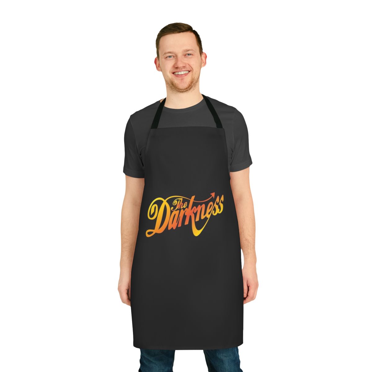 The Darkness Band Classic Apron featuring the band's iconic logo and design